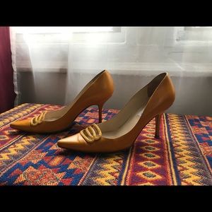 Vintage Jimmy Choo Mustard Heels